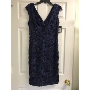 Marina (New with Tags) Elegant Navy Dress Size 6